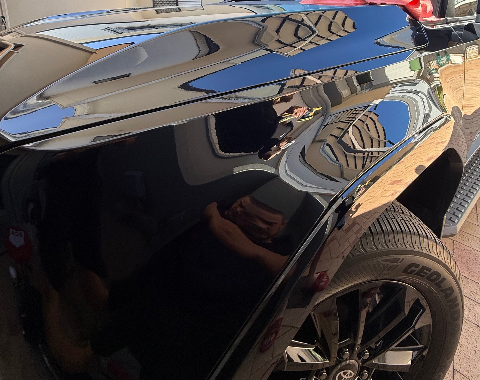 Bonnet clarity after polish